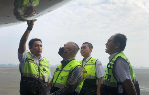 Menhub Dudy Lakukan Ramp Inspection dan Cek Kesiapan Rencana Pengoperasian Terminal 1C Bandara Internasional Soekarno-Hatta