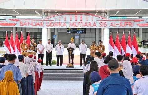 Presiden RI Joko Widodo Resmikan 4 Bandara di Sulawesi