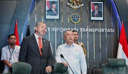 Menteri Perhubungan Dudy Purwagandhi Audiensi bersama Sekjen IMO ...