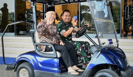 Menhub Bapak Dudy Purwagandhi audiensi dengan Marsekal TNI ...