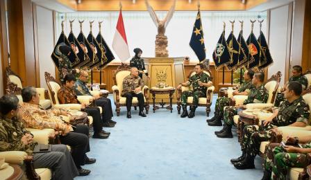 Menhub Bapak Dudy Purwagandhi audiensi dengan Marsekal TNI ...