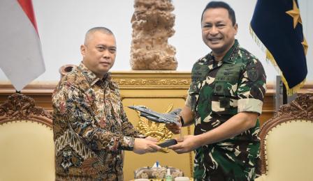 Menhub Bapak Dudy Purwagandhi audiensi dengan Marsekal TNI ...