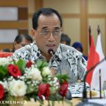 Menhub Bahas Sejumlah Proyek Strategis Sektor Transportasi Dengan "Fukuda"