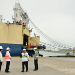 JELANG SOFT LAUNCHING, MENHUB TINJAU UJI COBA BONGKAR MUAT PELABUHAN PATIMBAN