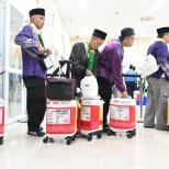 Kloter I Jemaah Haji Jawa Barat Diberangkatkan dari Bandara Kertajati