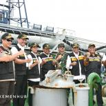 Kemenhub Komitmen Dukung Pemberantasan Kegiatan Ilegal di Perairan Batam, Pesisir Sumatera dan Selat Malaka