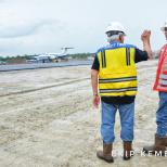 Uji Coba Landasan Pacu Bandara IKN Berjalan Lancar