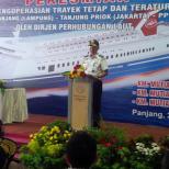 Trayek Tetap dan Teratur Lampung-Jakarta Diresmikan