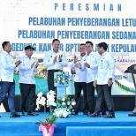 Pemerintah Resmikan Pelabuhan Penyeberangan Letung dan Pelabuhan Penyeberangan Sedanau