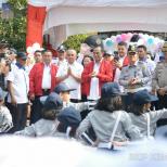 Menhub Kampanyekan Pekan Nasional Keselamatan Di Pekanbaru