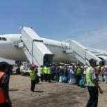Kabut Asap Tak Halangi Keberangkatan Kloter Pertama Jemaah Calon Haji Banjarmasin