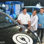 Bluebird Luncurkan Layanan Mobil Listrik, Menhub : Ini Akan Dukung Program Pemerintah Kurangi Emisi Gas Buang