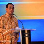MENHUB SAMPAIKAN UPAYA PEMERINTAH DI SEKTOR PERHUBUNGAN LAUT TEKAN BIAYA LOGISTIK