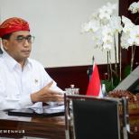 Hadiri Rakornas Parekraf, Menhub : Transportasi Dukung Pemulihan Sektor Pariwisata
