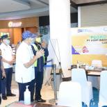 Tinjau Pelabuhan Merak-Bakauheni, Sesjen Kemenhub  Pastikan Penerapan Protokol Kesehatan Berjalan Baik