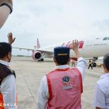 Menhub Tinjau Langsung Penerbangan Umroh dari Bandara Kertajati