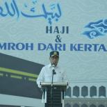 Menko PMK dan Menhub Lepas Keberangkatan 210 Jamaah Umroh Dari Bandara Kertajati