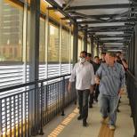 Menhub Cek Kesiapan Integrasi Antarmoda LRT Jabodebek Jelang Diresmikan