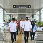 Jelang Diresmikan, Menhub Tinjau Terminal Tipe A Pakupatan
