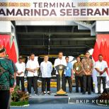 Presiden Joko Widodo Resmikan Terminal Samarinda Seberang