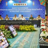 Menhub Pimpin Rapat Koordinasi Persiapan Angkutan Lebaran 2024 di Jawa Barat 