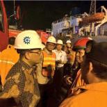 Menhub Tinjau Kapal Terbakar di Tanjung Priok