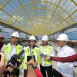 Tiga Menteri Kunjungi Proyek LRT Palembang