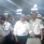 Tinjau Stasiun Manggarai, Menhub: Pelayanan Kereta Api Harus Terus Ditingkatkan