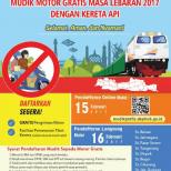 Kemenhub Kembali Selenggarakan Angkutan Motor Gratis dengan Moda KATahun 2017