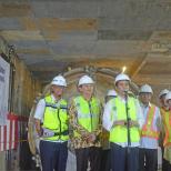 Terowongan MRT Tersambung, Presiden Minta MRT Beroperasi Maret 2019