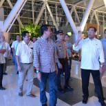 Menhub Tinjau Persiapan Acara Peresmian Kereta Api Bandara Oleh Presiden Jokowi