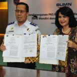 Kemenhub Dukung Gerakan Nasional Non Tunai Melalui Kerjasama Penerbitan Corporate Card dengan Bank Mandiri