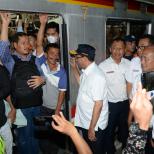 Sidak, Menhub Tinjau Kondisi Stasiun Duri