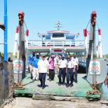 H-1 Sesjen Kunjungi Tiga Prasarana Transportasi di Sumenep