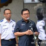 Pasca Kebakaran Gedung, Aktivitas Pegawai Kemenhub Tetap Berjalan Seperti Biasa