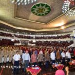 Dihadapan Ribuan Mahasiswa UMM, Menhub Sampaikan Pembangunan Mental SDM Wujudkan Indonesia Maju