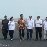 Tinjau Bandara NYIA, Menhub : Sisi Udara Rampung 100%
