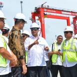 Kunjungi Pelabuhan Belawan, Menhub Tinjau Progres Terminal Petikemas Fase I dan II