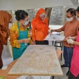 Kemenhub Sinergi dengan Dekranas, Manfaatkan Potensi Tamarin Untuk Membatik