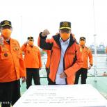 Tinjau Kapal Basarnas, Menhub Apresiasi Kesiapsiagaan Basarnas di Tengah Pandemi Covid-19
