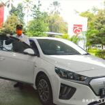 MENHUB RESMI PAKAI MOBIL LISTRIK UNTUK KENDARAAN DINAS