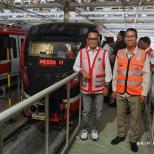 Menhub dan Pj Gubernur DKI Lakukan Inspeksi Jelang Operasional LRT Jabodebek