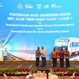 Kemenhub Serahkan Dokumen Basic Engineering Design kepada Pemprov DKI Jakarta, Pastikan Dimulainya Pembangunan MRT Jalur Timur-Barat