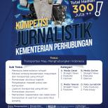 Kompetisi Jurnalistik Kementerian Perhubungan Diperpanjang Hingga 15 April 2024