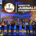 Kemenhub Beri Anugerah Jurnalistik dan Penghargaan Vritta Aksata